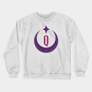 Q - Moon Monogram Crewneck Sweatshirt